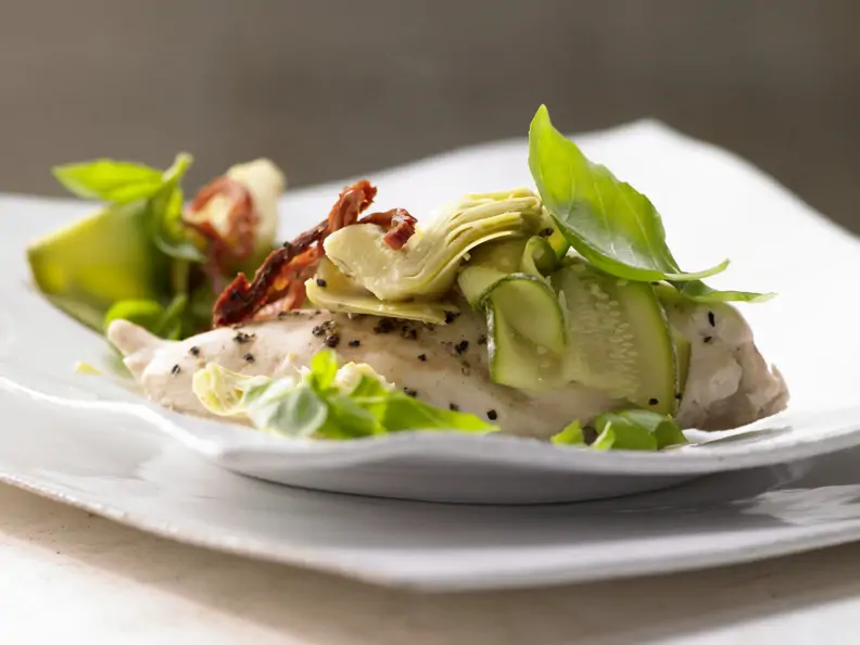 Hähnchenfilet aus der Folie