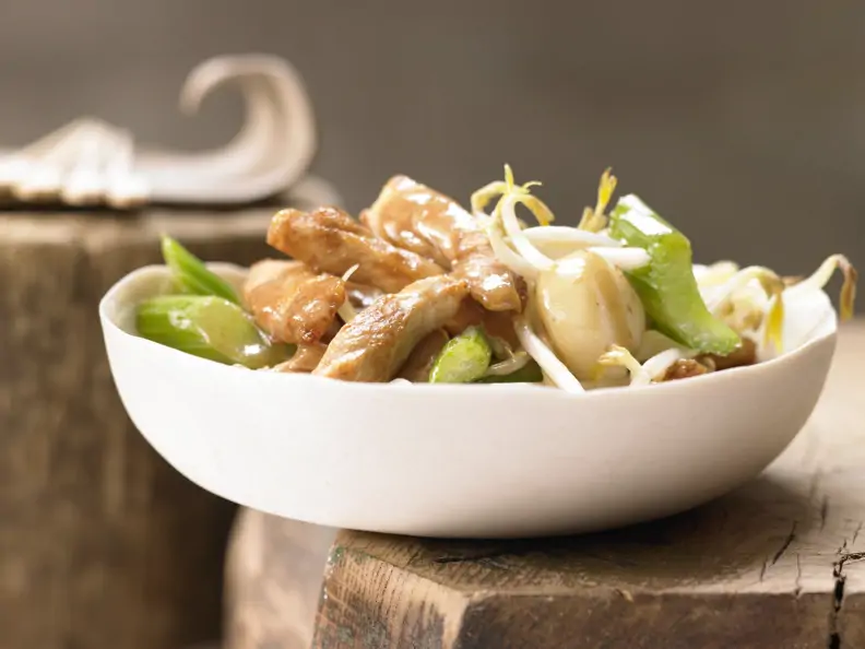Hähnchen auf chinesische Art