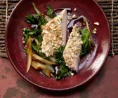 Hähnchenbrust mit Cashewkruste