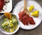 Indisches Hähnchen vom Blech