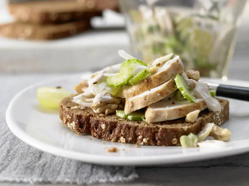 Hähnchensalat mit Trauben