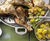Jamaikanische Hähnchenkeulen