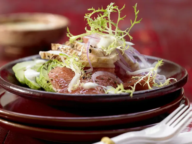 Hähnchensalat mit Avocado