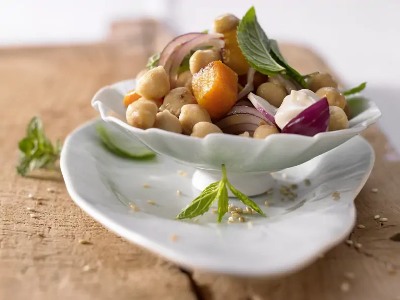 Warmer Kürbissalat