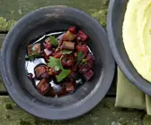 Pfeffriges Auberginen-Ragout