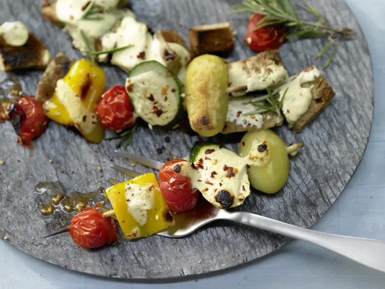 Gemüse-Kebabs