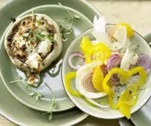Gefüllte Riesenchampignons