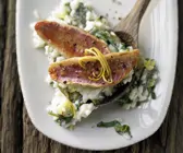 Risotto mit Spinat