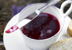 Rotes Johannisbeergelee