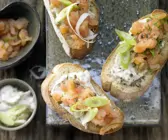 Ciabatta mit Räucherlachs