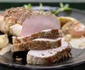 Schweinerückenbraten