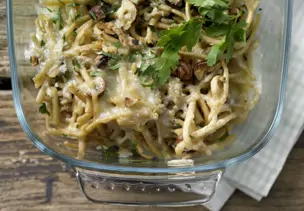 Überbackene Käsespätzle
