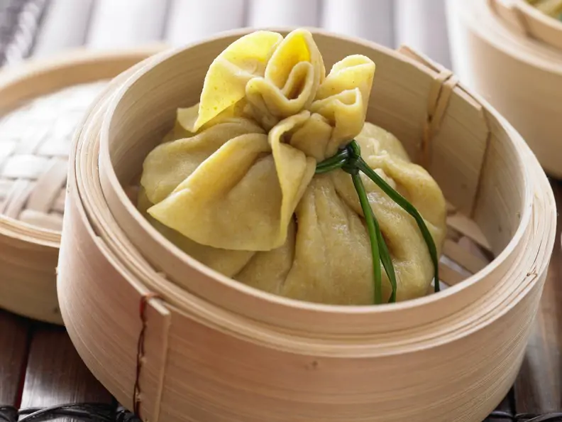 Gedämpfte Teigtaschen