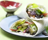 Vegetarische Wraps mit Tofu