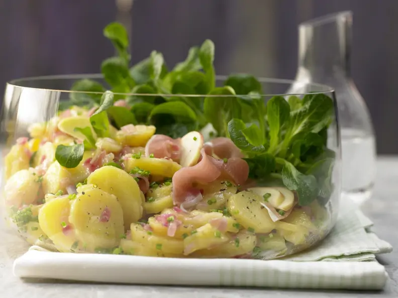 Grüner Kartoffelsalat