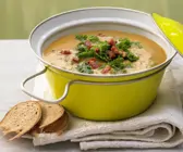 Kartoffelsuppe mit Grünkohl