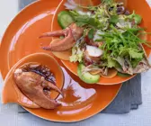 Hummer-Papaya-Salat