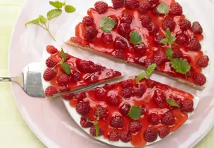 Himbeertorte mit Joghurtcreme