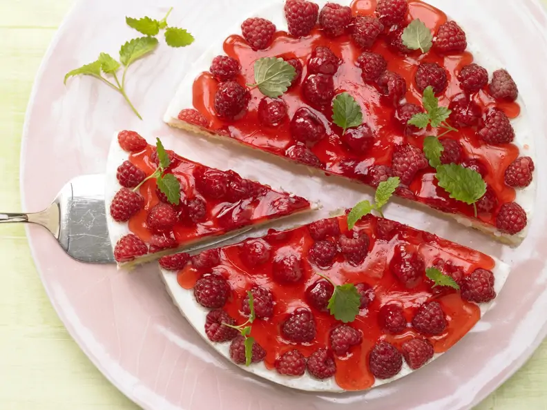 Himbeertorte mit Joghurtcreme