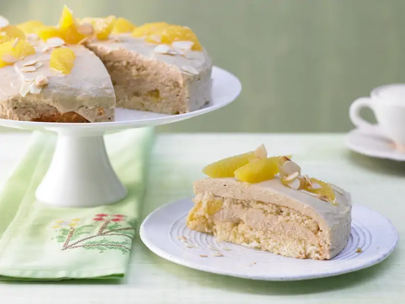 Cremetorte mit Karamell