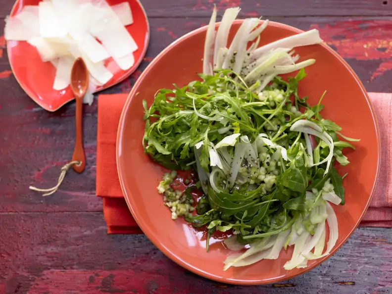 Rucolasalat mit Fenchel