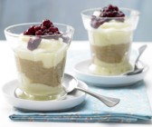 Vanillecreme mit Birnenpüree
