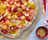 Süße Pizza "Schlaraffenland"