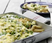 Kohlrabi-Nudel-Gratin