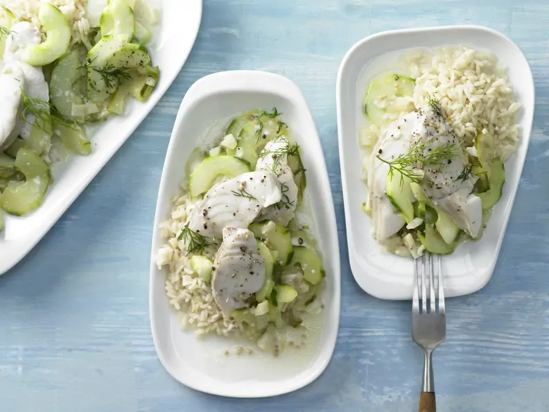 Gurken-Fisch-Ragout