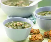Grüne Kichererbsensuppe