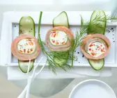 Gurken-Lachs-Rouladen