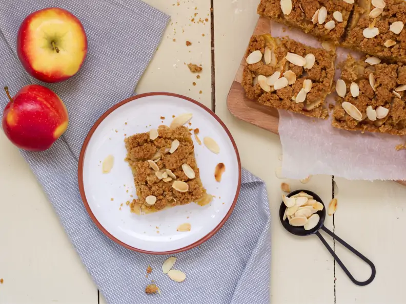 Apfelkuchen aus Mürbeteig