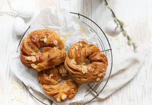 Hefe-Osternester im Babka Style