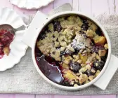 Vollkorn-Brombeer-Crumble