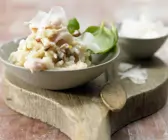 Risotto mit Tintenfisch