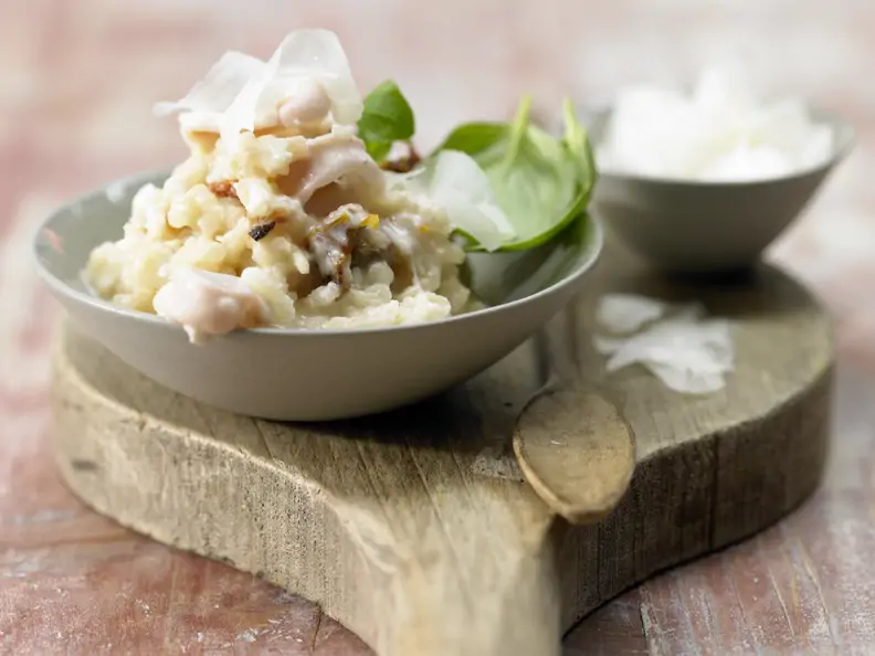 Risotto mit Tintenfisch