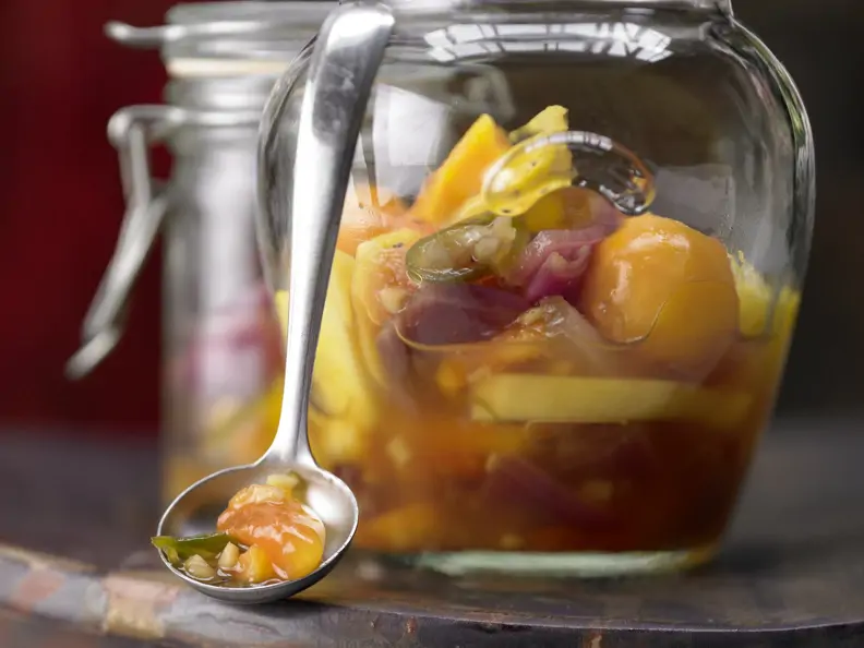 Tropisches scharfes Chutney