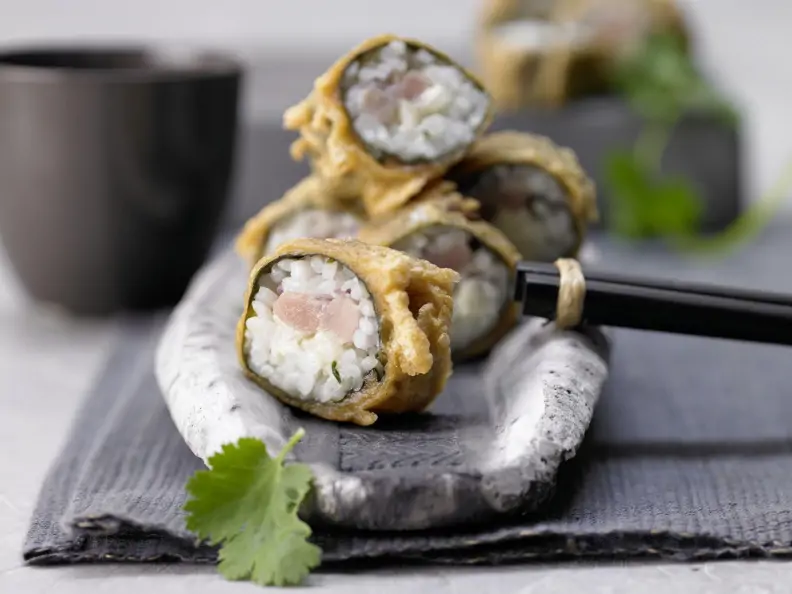 Frittierte Reisrollen