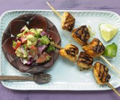 Tamarinden-Hähnchen-Spieße