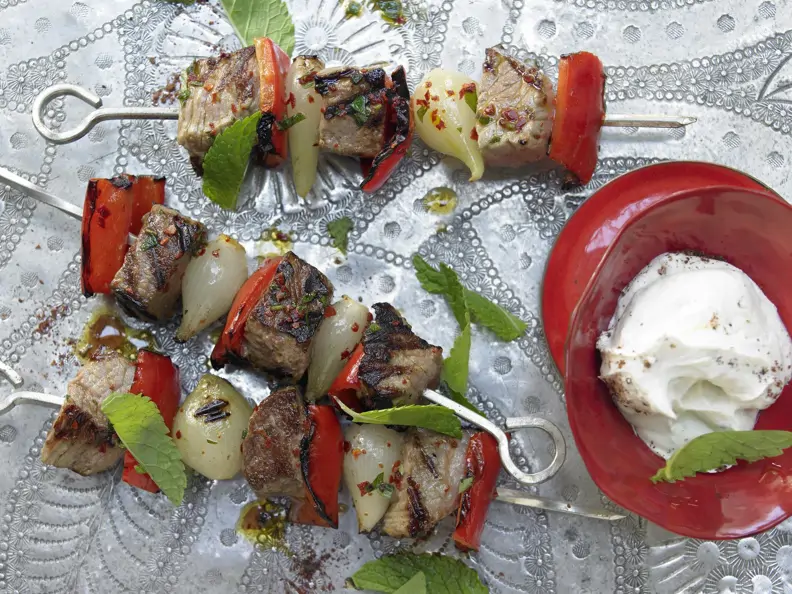 Türkische Fleischspieße