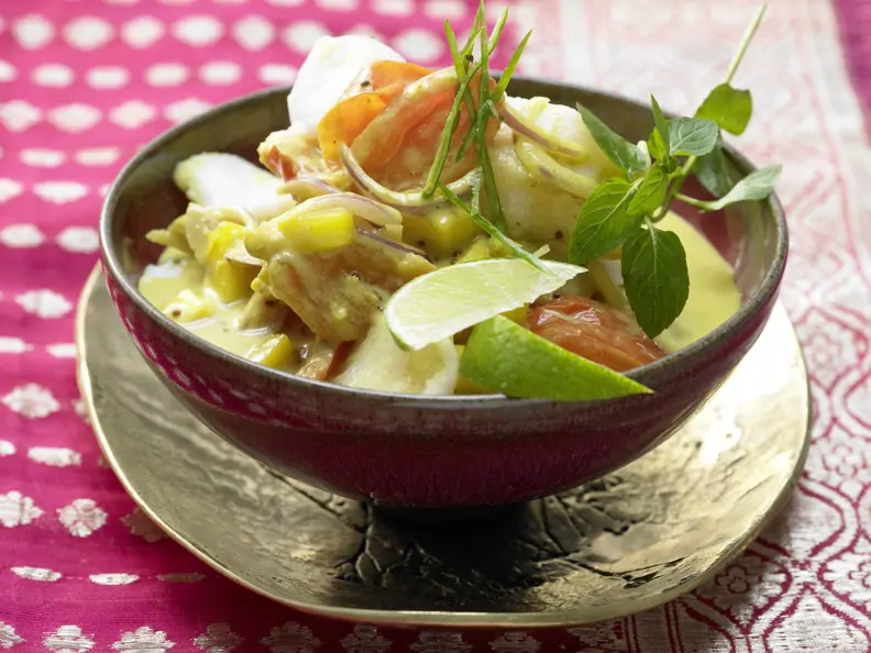 Fisch-Kokos-Curry