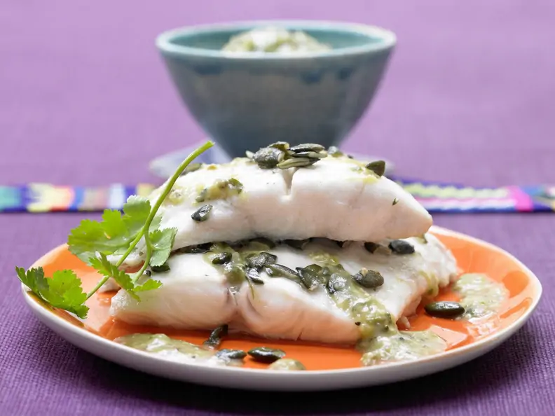 Snapper in Kürbiskernkruste