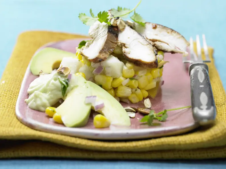 Mexikanischer Hähnchensalat