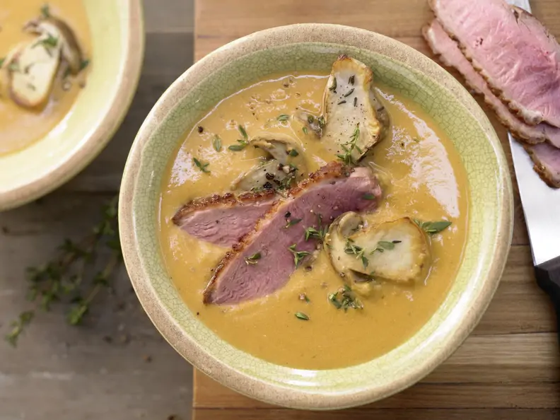 Pürierte Linsensuppe