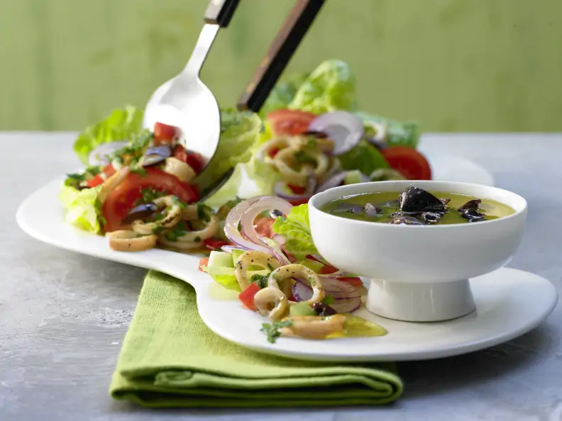 Griechischer Tintenfischsalat