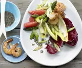 Chicorée-Garnelen-Salat