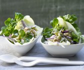 Feldsalat mit Emmentaler