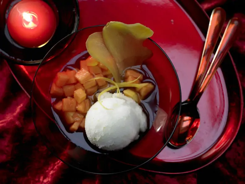 Ingwer-Zitrus-Sorbet