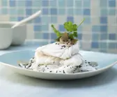 Gedünstete Kabeljauschnitte