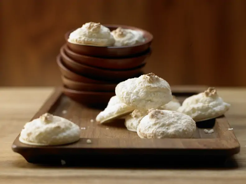 Kokosmakronen mit Limette
